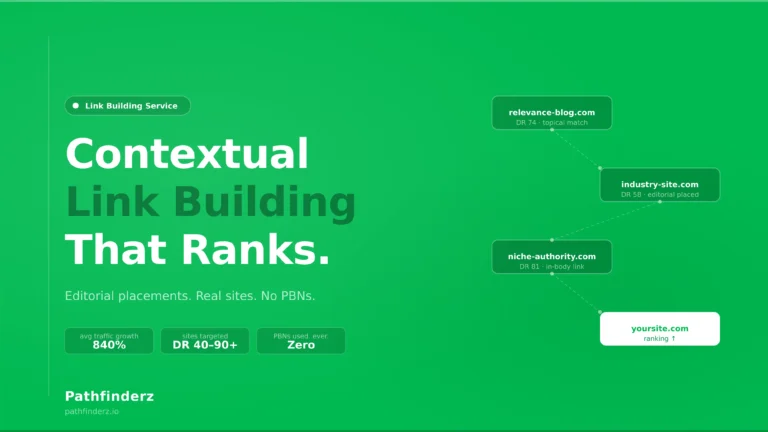 Contextual Link Building for SEO | Pathfinderz 7 Contextual Link Building