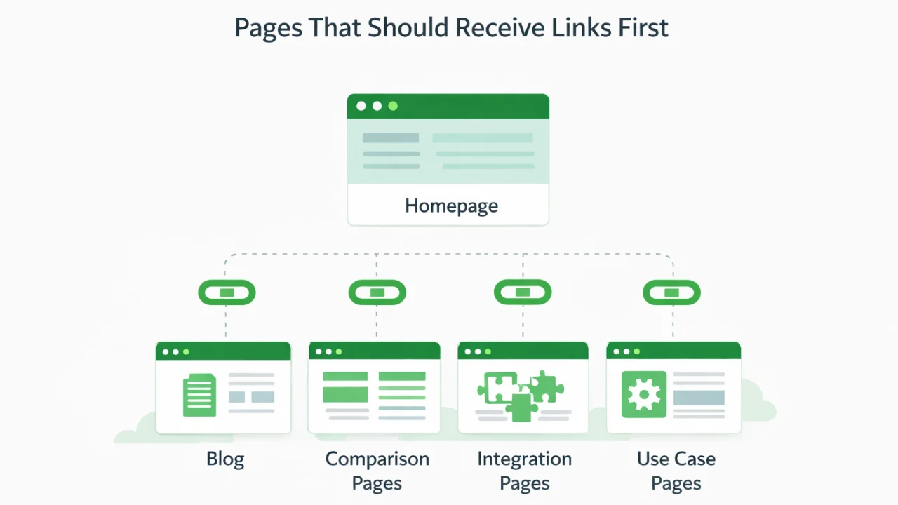 Pages That Should Receive Links First