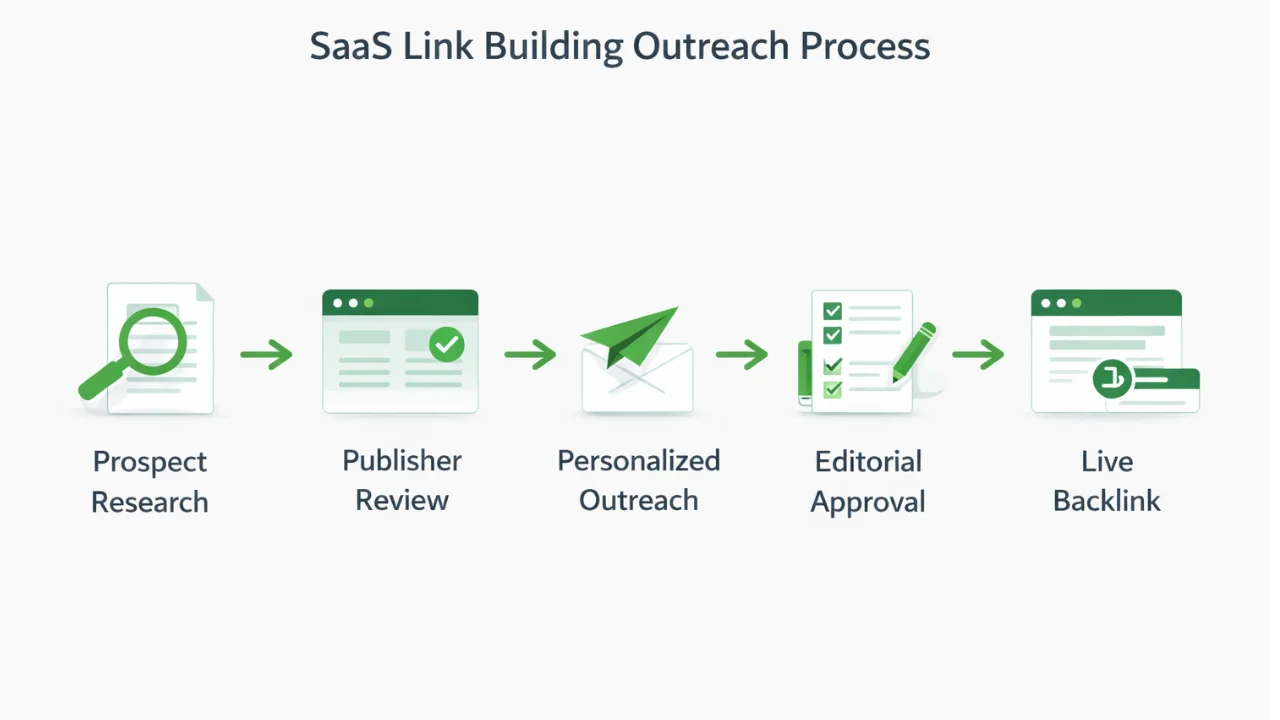 SaaS Link Building Outreach Process Explained
