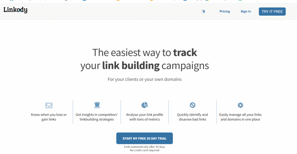 Backlink Monitoring Tools: Track Lost & Live Backlinks Easily 3 Linkody