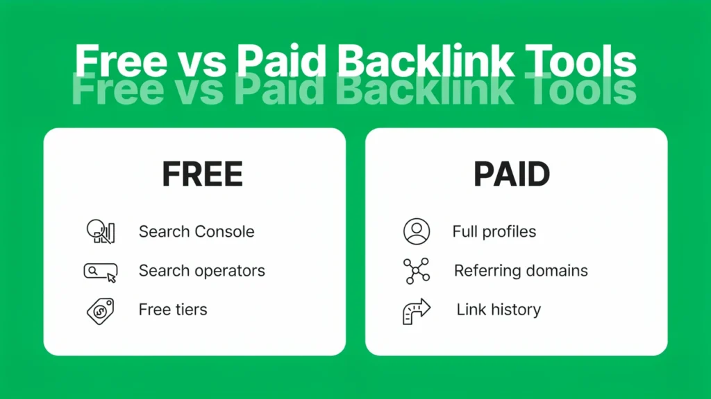 Competitor Backlinks: How to Find and Replicate Them 2 Free vs paid tools for checking competitor backlinks